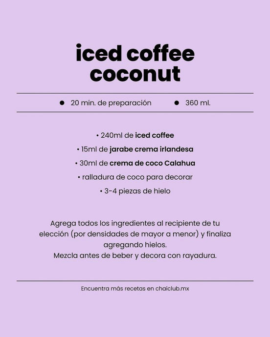 iceed coffee coconut