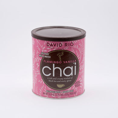 David Rio Té Chai Vainilla Flamingo Descafeinado sin azúcar - Chai Club